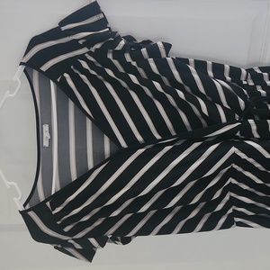 Striped Wrap Dress